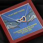 To My Best Friend: Rather Swim - Love Knot Necklace